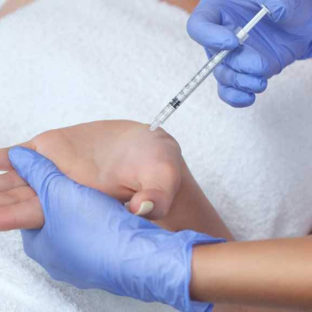 Botox injections may be used to treat severe hyperhidrosis. They block the nerves that stimulate your sweat glands.